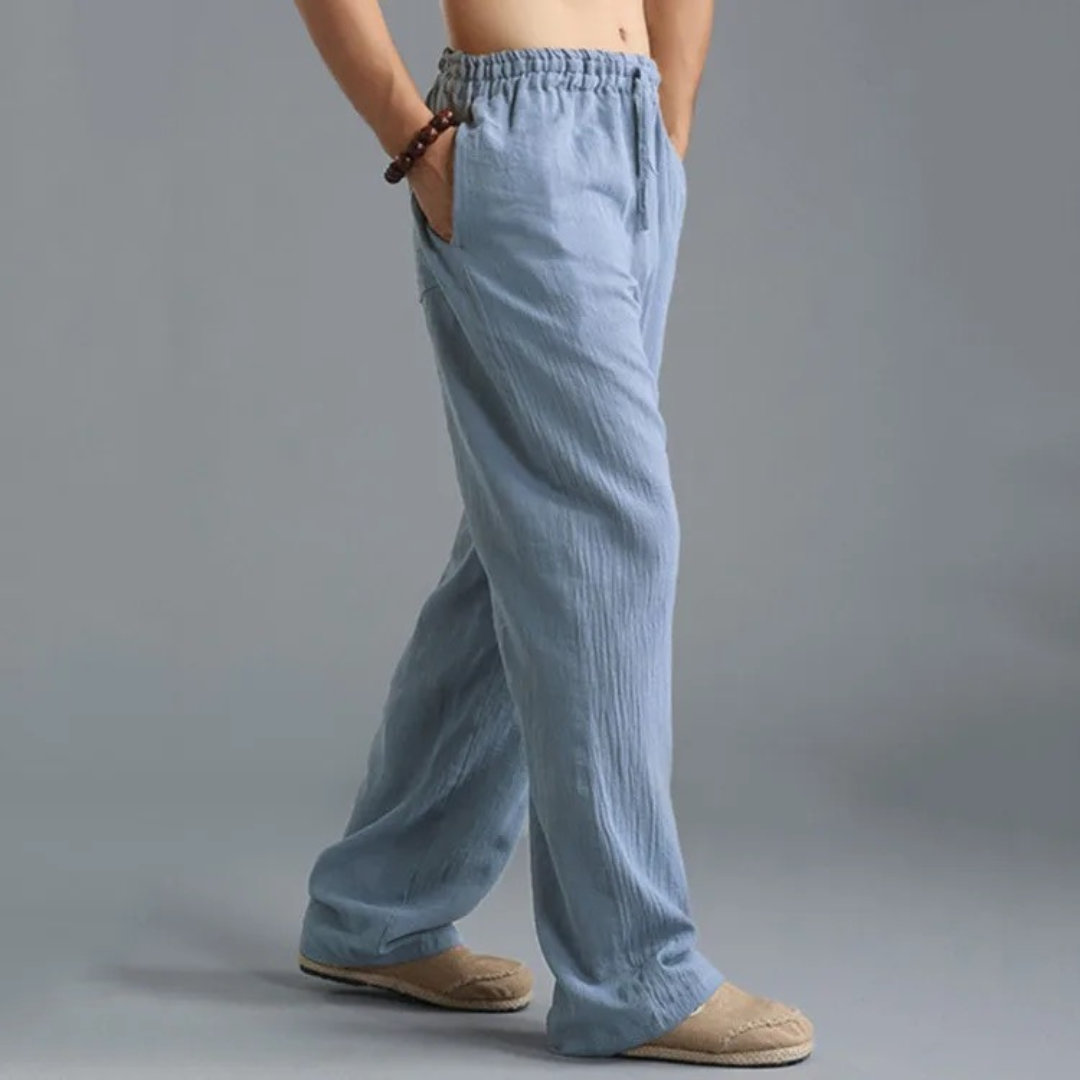 Maison Velutti - CityEase Linen Trousers