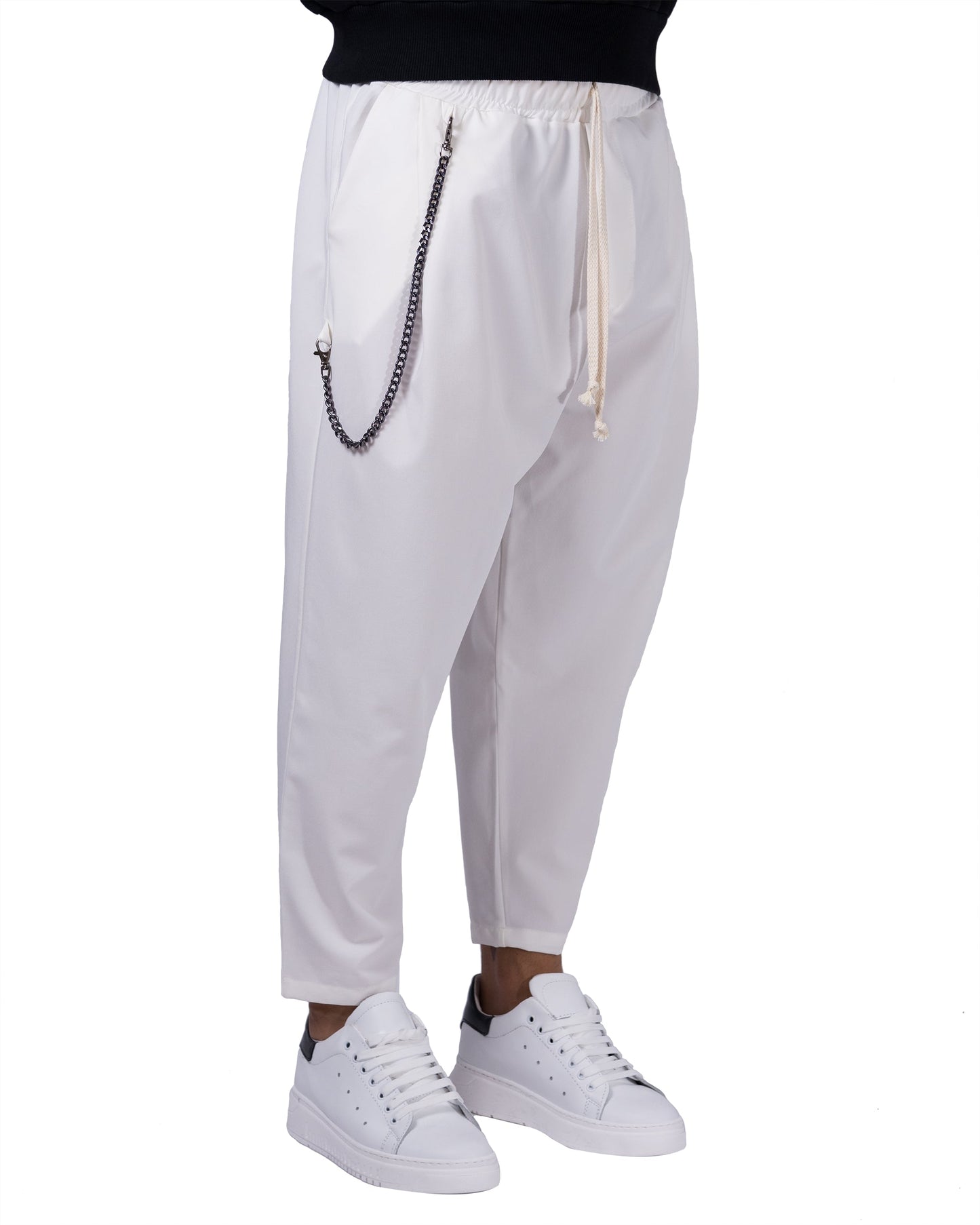 Maison Velutti – Subtle Herringbone Trousers