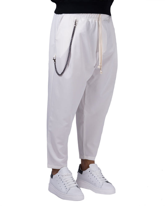 Maison Velutti – Subtle Herringbone Trousers