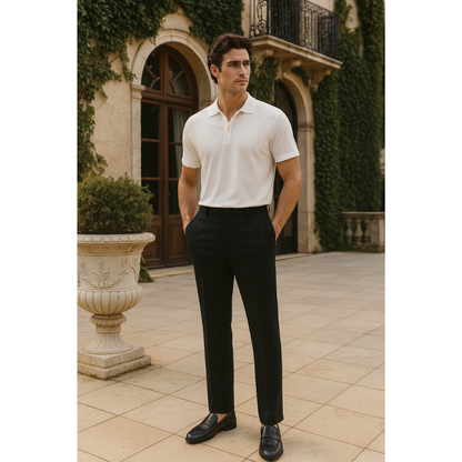 COMFORTABLE POLO AND TROUSERS FOR MEN