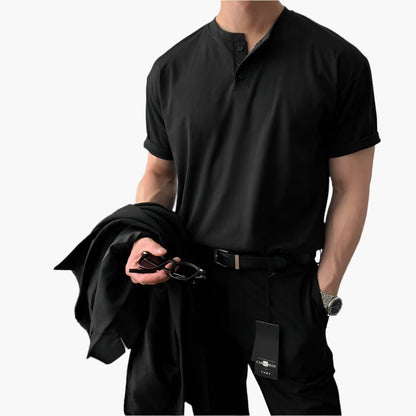 Poloni Shirt met Knopenkraag