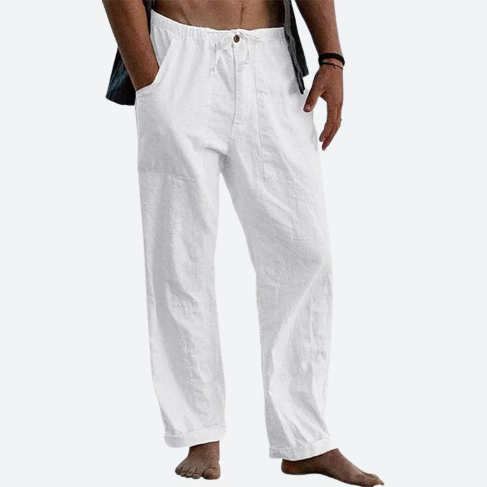 Maison Velutti – NobleLine Linen Trousers