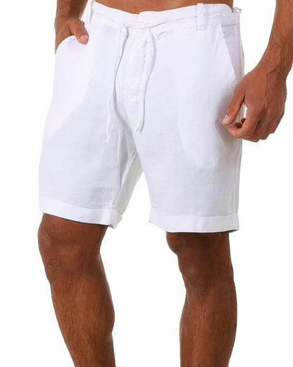 Maison Velutti – Sea Breeze Linen Shorts