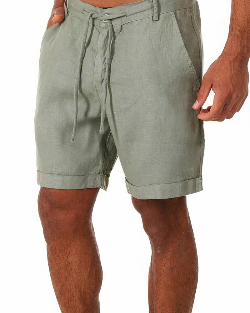 Maison Velutti – Sea Breeze Linen Shorts