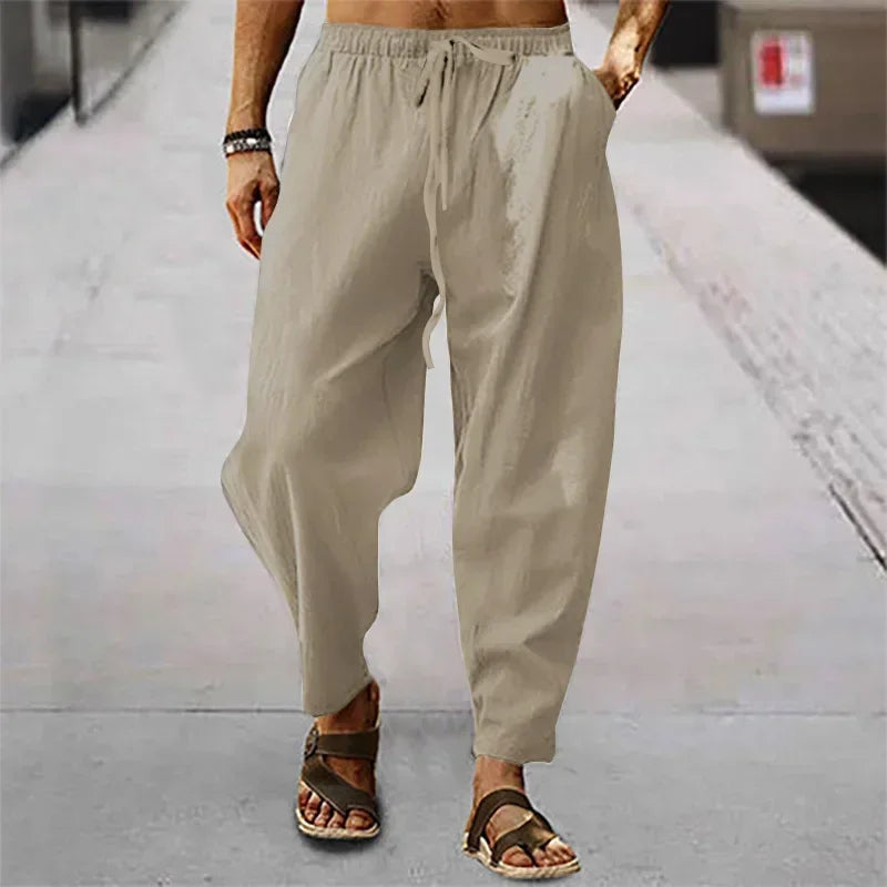 Maison Velutti - Classic Comfort Linen Pants