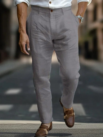 Maison Velutti - UrbanEase Linen Trousers