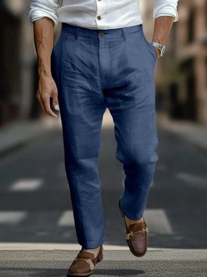 Maison Velutti - UrbanEase Linen Trousers