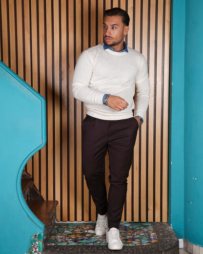 Maison Velutti – Classic Linen Slacks