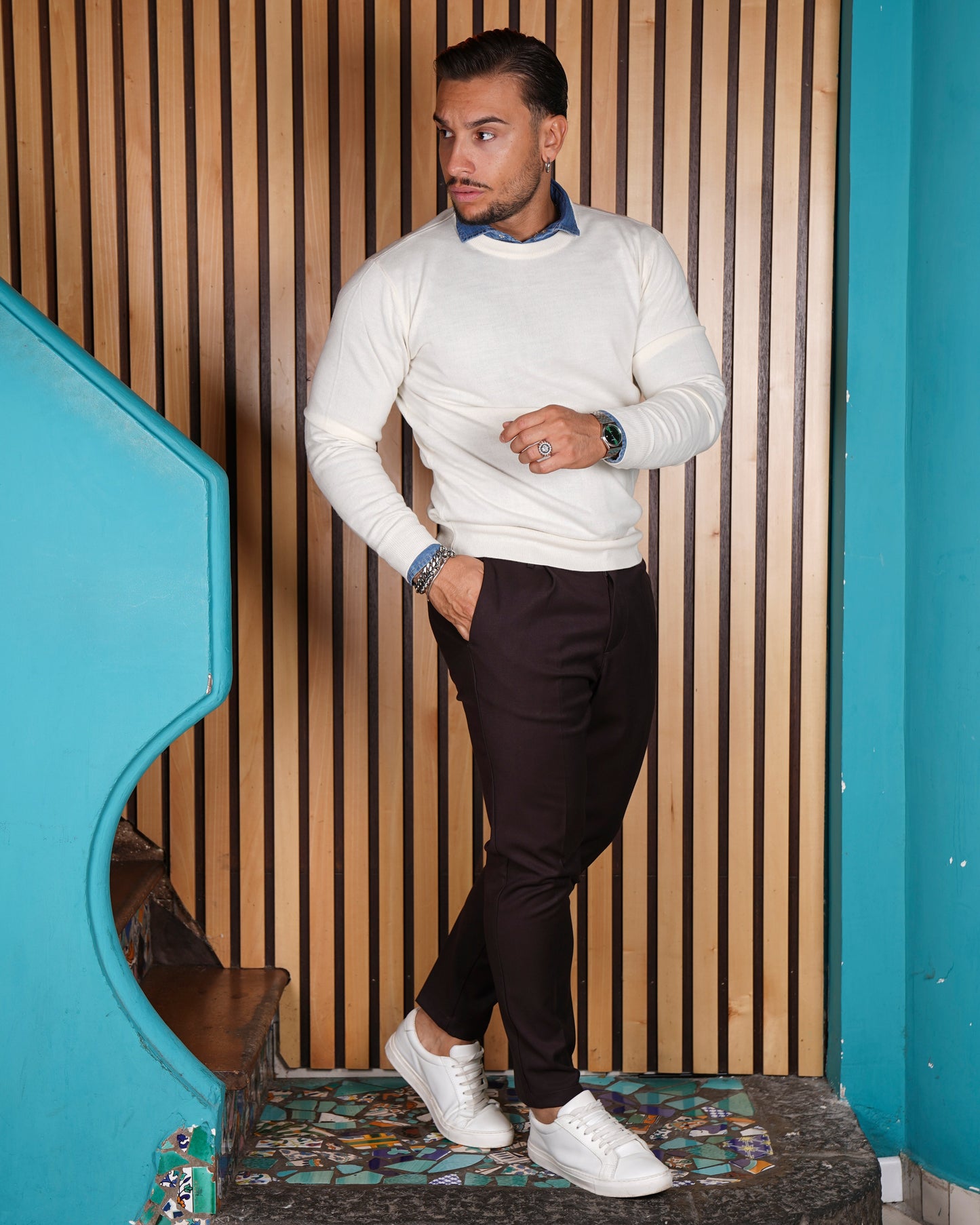 Maison Velutti – Classic Linen Slacks